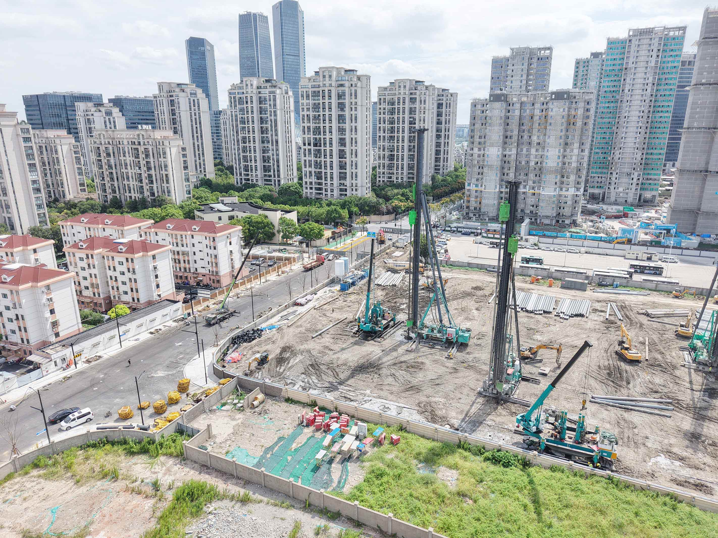 绿色桩基技术助力上海新型教育综合体建设-纤复智造机械有限公司(图1)