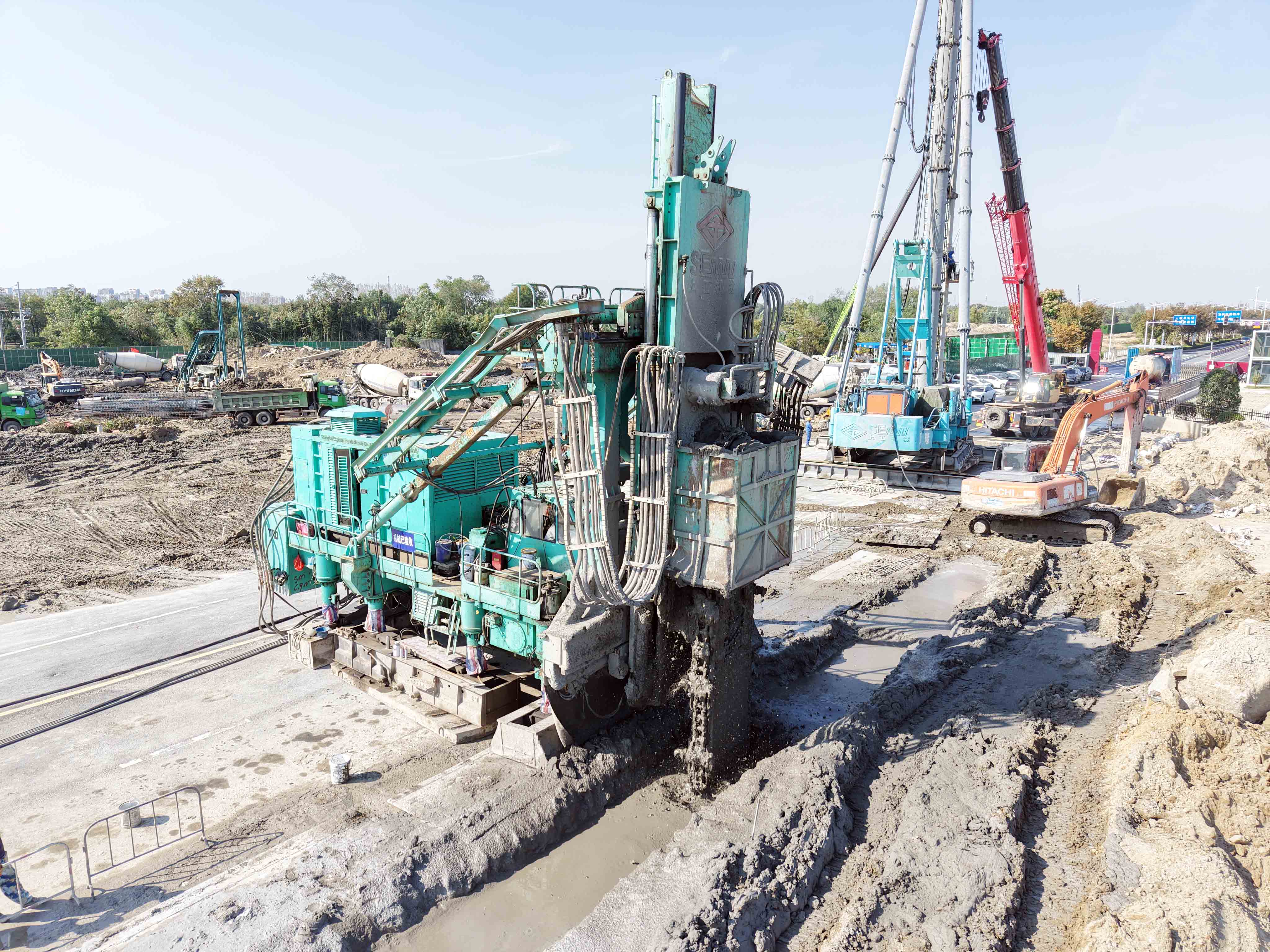 扬州东站TRD工法应用助力长三角高铁建设提速-纤复智造机械有限公司(图4)