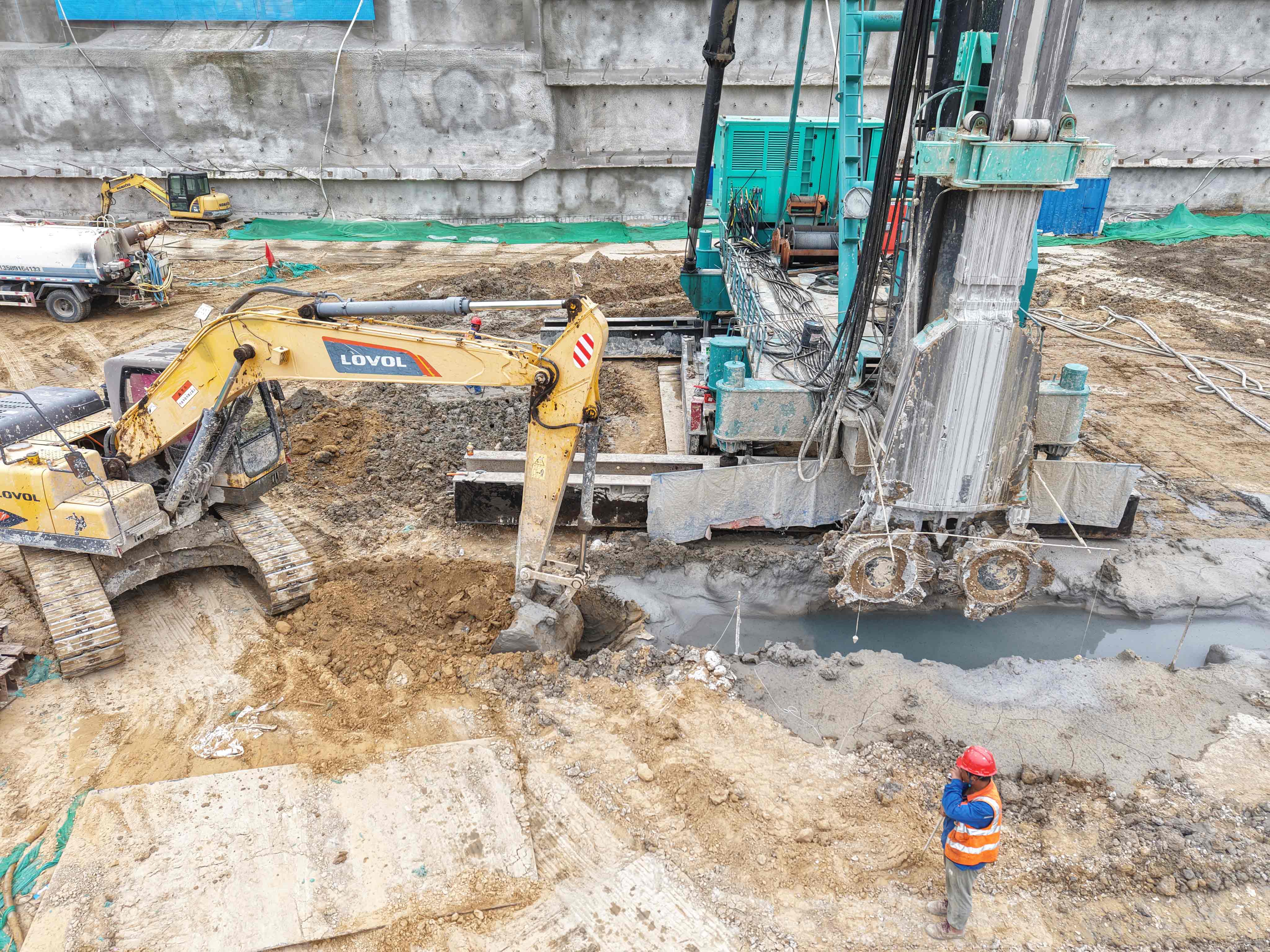 MS系列双轮搅助力深基坑止水帷幕施工技术解析-纤复智造机械有限公司(图5)