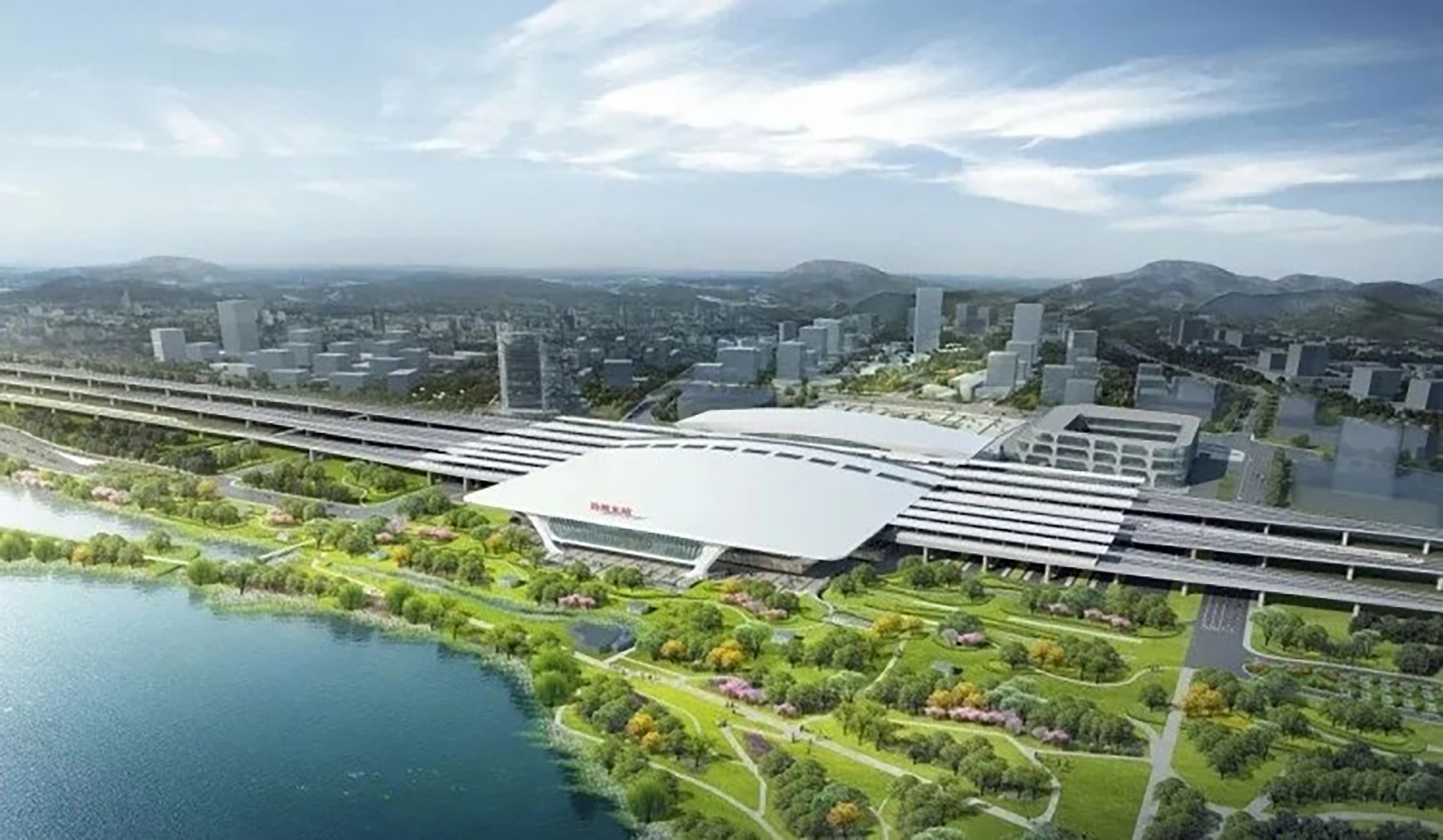 沪渝蓉高铁扬州东站交通枢纽建设加速，助推长三角一体化发展-纤复智造机械有限公司(图1)