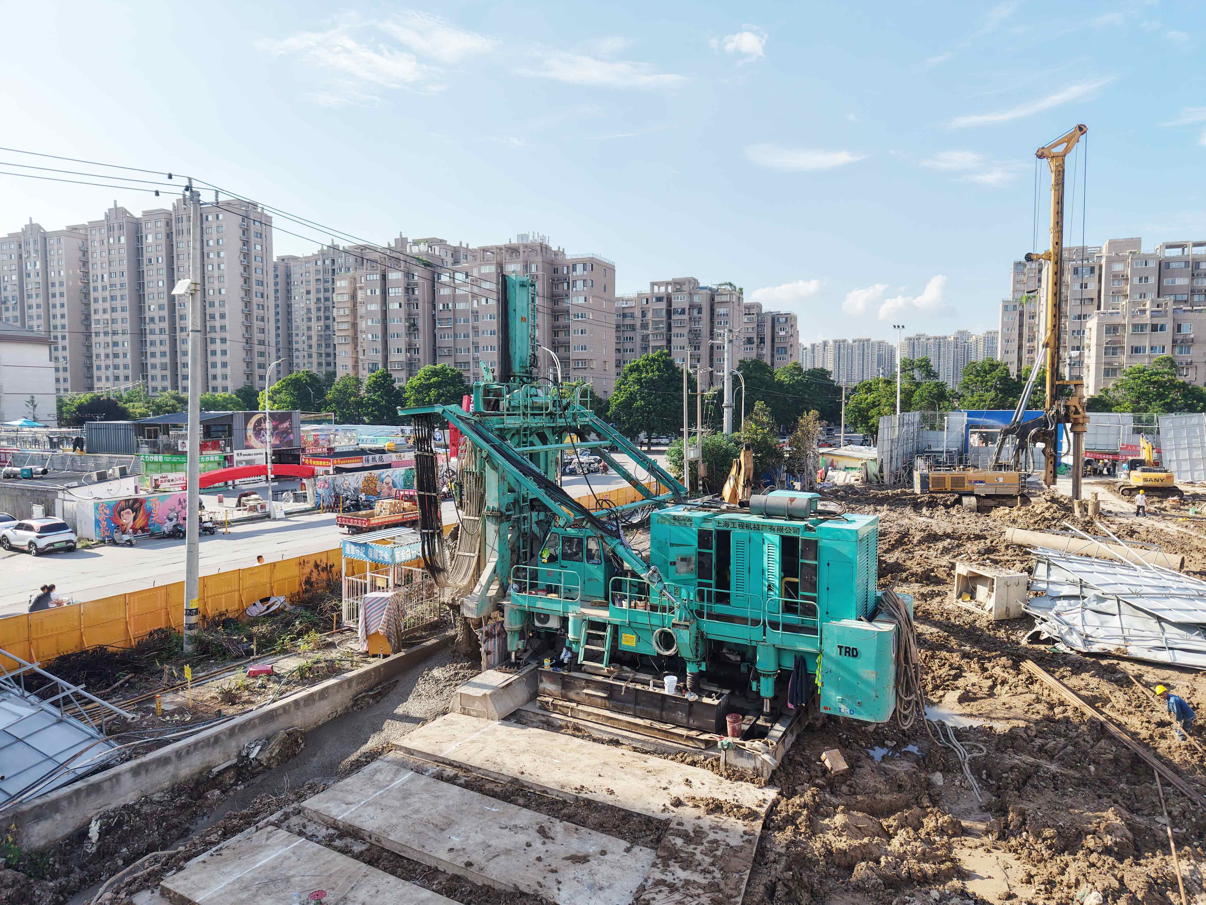 TRD工法机突破复杂地质难题，高效完成水泥土止水墙施工-纤复智造机械有限公司(图7)