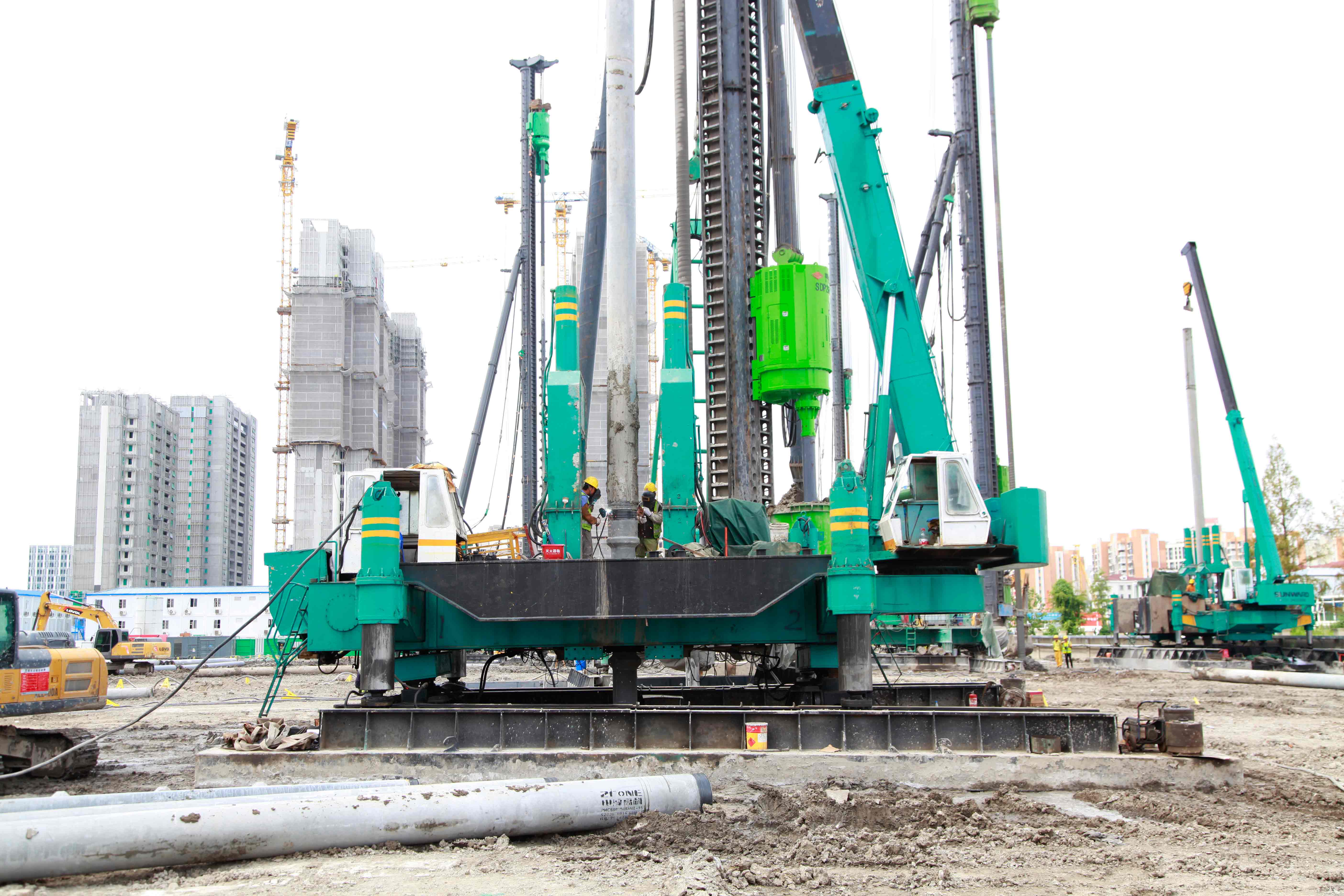 上海徐汇区新建9年一贯制学校桩基工程绿色施工技术创新应用-纤复智造机械有限公司(图3)