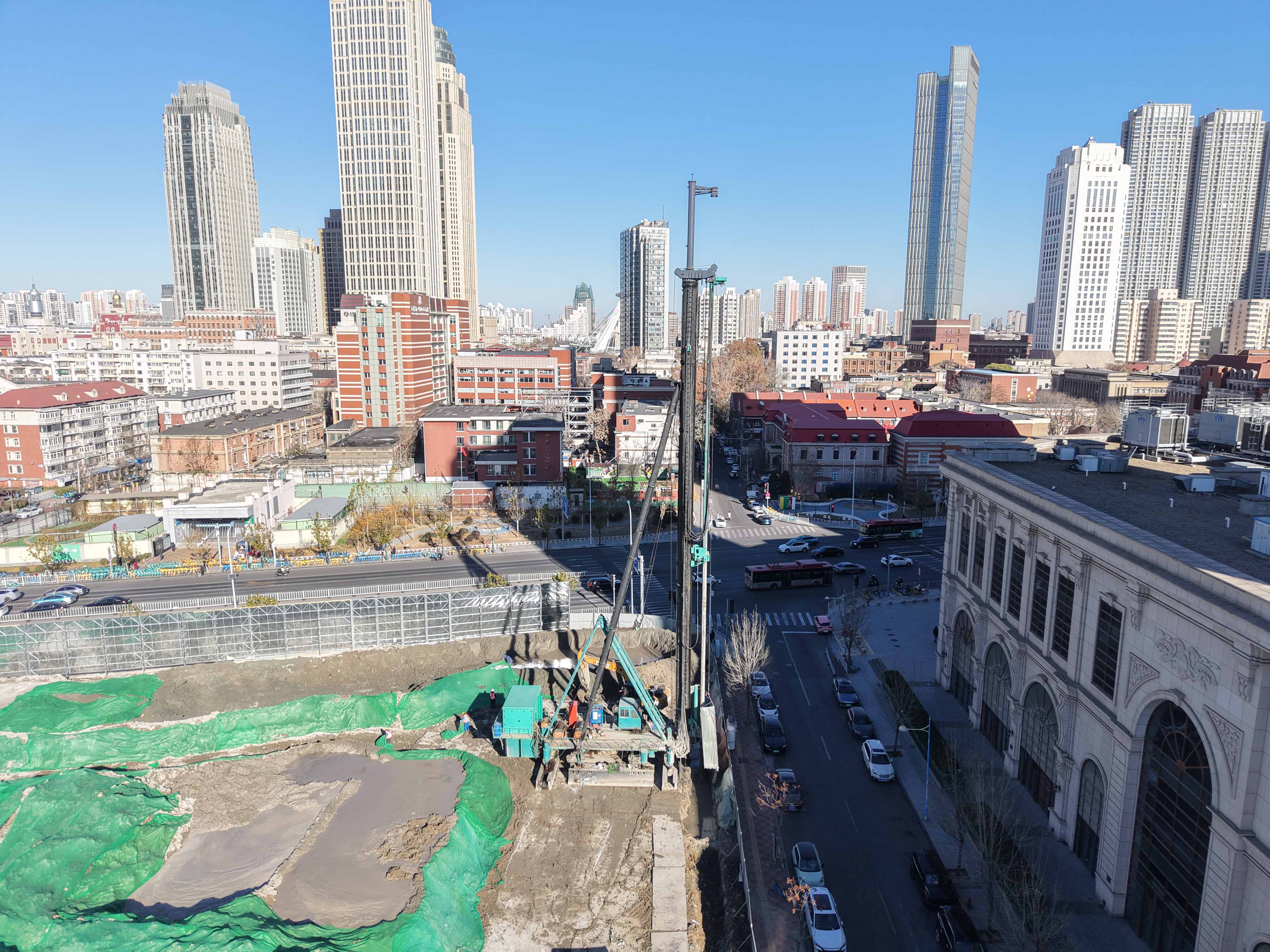 城市核心区地下止水帷幕施工难题破解，智能设备助力复杂环境工程-纤复智造机械有限公司(图2)