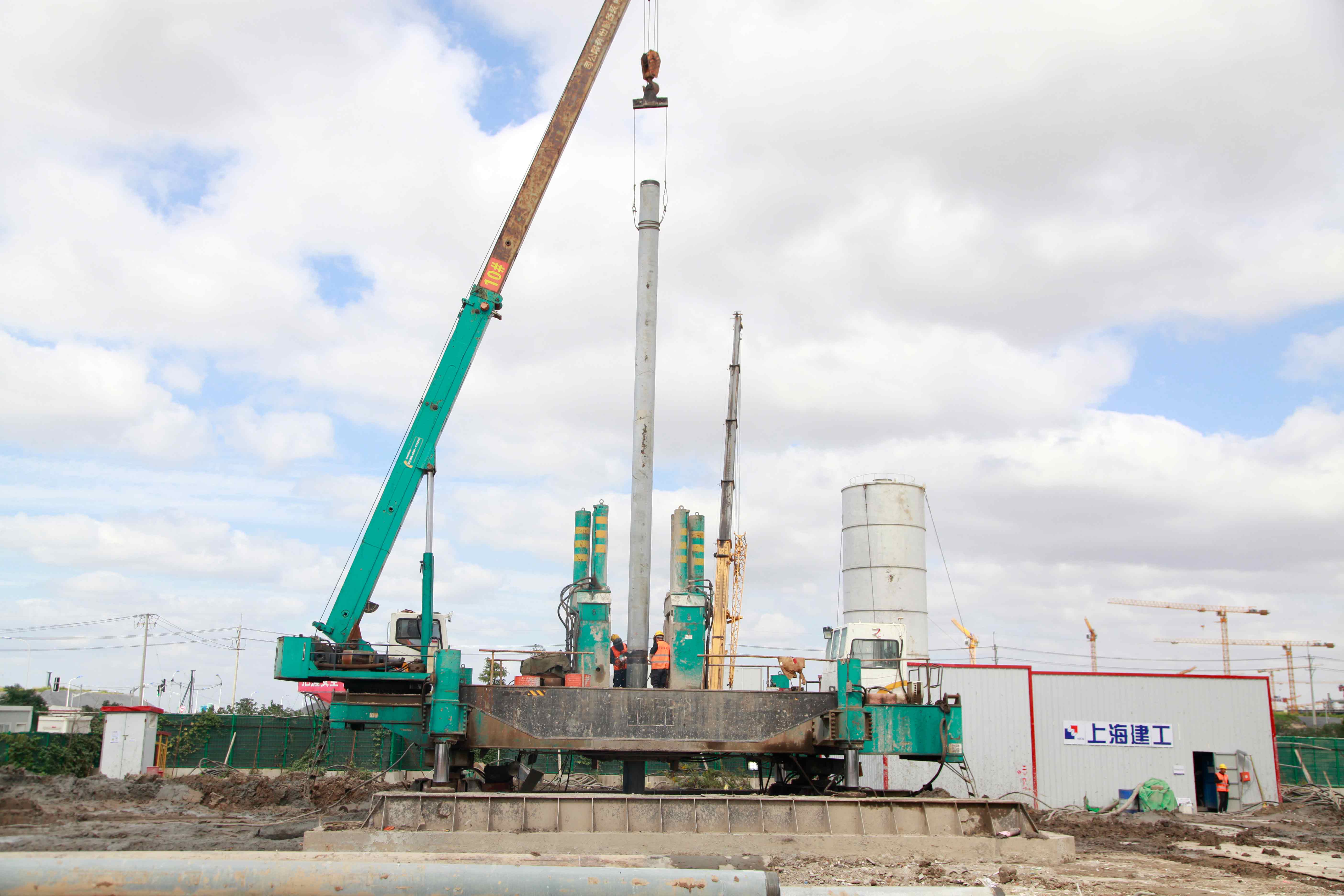 上海浦东机场四期扩建能源中心桩基工程绿色施工技术应用-纤复智造机械有限公司(图5)