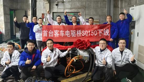 上柴动力电驱桥家族再扩容 SQ150客车电驱桥正式下线-纤复智造机械有限公司(图1)