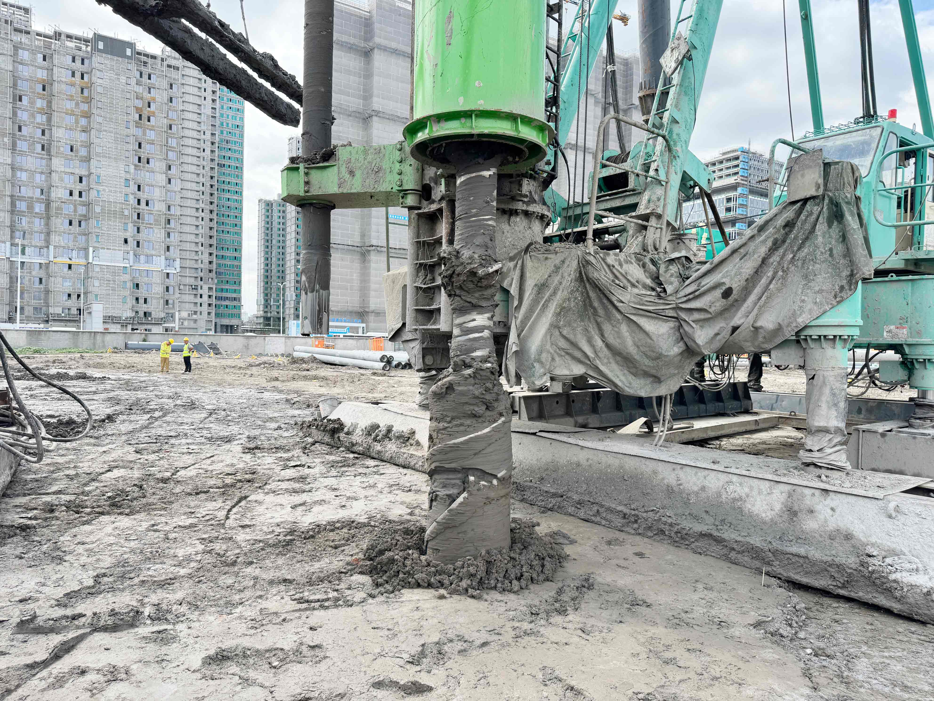 静钻根植桩技术助力上海徐汇教育项目建设 绿色施工打造现代化校园-纤复智造机械有限公司(图8)