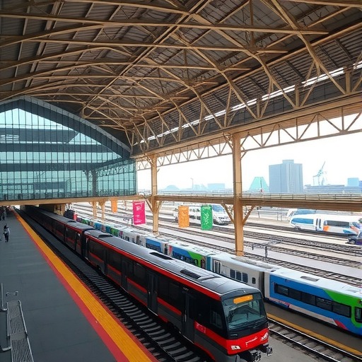 大连北站枢纽创新防水技术提升交通服务效能-纤复智造机械有限公司(图1)