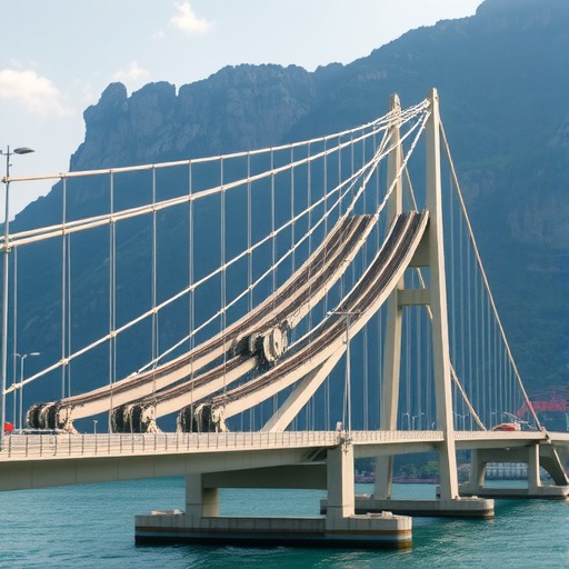 国内最大纵坡双幅转体桥顺利完成高空转体-纤复智造机械有限公司(图1)