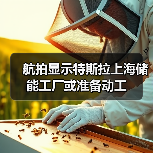 航拍显示特斯拉上海储能工厂或准备动工（图1）