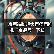 京唐铁路超大直径盾构机“京通号”下线（图2）