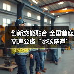 创新交能融合 全国首座高速公路“零碳隧道”清洁能源工程正式开工（图2）