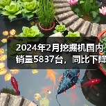 2024年2月挖掘机国内销量5837台,同比下降49.2%(图4) 2024年2月挖掘机国内销量5837台,同比下降49.2%(图4)