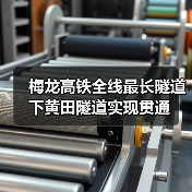 梅龙高铁全线最长隧道下黄田隧道实现贯通（图4）