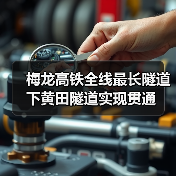 梅龙高铁全线最长隧道下黄田隧道实现贯通（图2）