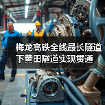 梅龙高铁全线最长隧道下黄田隧道实现贯通（图1）