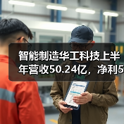 智能制造华工科技上半年营收50.24亿，净利5.82亿（图2）