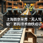 上海首条采用“无人驾驶”盾构技术地铁成功始发！（图1）