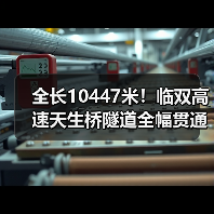 全长10447米！临双高速天生桥隧道全幅贯通（图2）