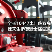 全长10447米！临双高速天生桥隧道全幅贯通（图1）