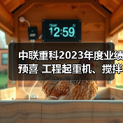中联重科2023年度业绩预喜 工程起重机、搅拌车热销海外（图2）