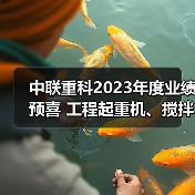 中联重科2023年度业绩预喜 工程起重机、搅拌车热销海外（图1）