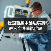 我国首条中越边境高铁进入全线铺轨阶段(图2) 我国首条中越边境高铁进入全线铺轨阶段(图2)
