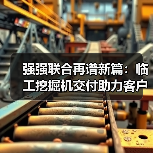 强强联合再谱新篇：临工挖掘机交付助力客户高质量发展（图2）