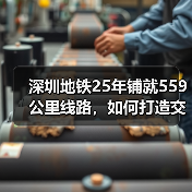 深圳地铁25年铺就559公里线路，如何打造交通强国城市范例（图4）