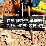 江苏中欧班列半年增长7.8% 运行质效双提升（图1）