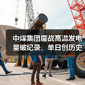 中煤集团鏖战高温发电量破纪录，单日创历史新高（图1）