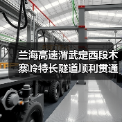 兰海高速渭武定西段木寨岭特长隧道顺利贯通