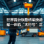 世界首台铁路桥梁换运架一体机“太行号”正式投用！（图4）