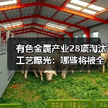 有色金属产业28项淘汰工艺曝光:哪些将被全面清退?(图3) 有色金属产业28项淘汰工艺曝光:哪些将被全面清退?(图3)