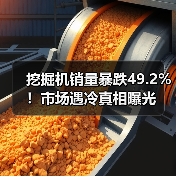 挖掘机销量暴跌49.2%!市场遇冷真相曝光(图3) 挖掘机销量暴跌49.2%!市场遇冷真相曝光(图3)