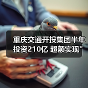 重庆交通开投集团半年投资210亿 超额实现