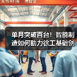 单月突破百台！智能制造如何助力徐工基础创纪录？（图2）