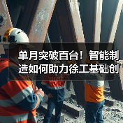 单月突破百台！智能制造如何助力徐工基础创纪录？（图1）