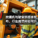 挖掘机驾驶室新标准发布,行业规范将如何升级?(图3) 挖掘机驾驶室新标准发布,行业规范将如何升级?(图3)