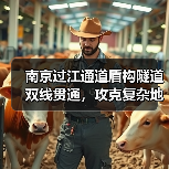 南京过江通道盾构隧道双线贯通,攻克复杂地质难题(图4) 南京过江通道盾构隧道双线贯通,攻克复杂地质难题(图4)