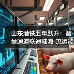 山东港铁五年跃升:智慧通道联通陆海 疏运能力倍增!(图1) 山东港铁五年跃升:智慧通道联通陆海 疏运能力倍增!(图1)
