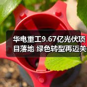 华电重工9.67亿光伏项目落地 绿色转型再迈关键一步（图1）
