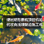 硬岩矩形盾构顶管机如何攻克浅埋隧道施工难题？（图1）