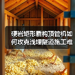 硬岩矩形盾构顶管机如何攻克浅埋隧道施工难题？（图3）