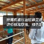 挖掘机液压油缸碳足迹评价标准获批,绿色制造如何落地?(图1) 挖掘机液压油缸碳足迹评价标准获批,绿色制造如何落地?(图1)
