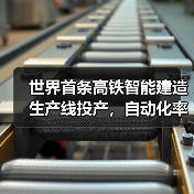 世界首条高铁智能建造生产线投产，自动化率达70%（图1）