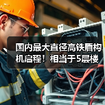 国内最大直径高铁盾构机启程!相当于5层楼高(图1) 国内最大直径高铁盾构机启程!相当于5层楼高(图1)