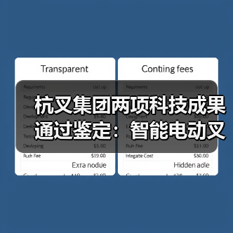 杭叉集团两项科技成果通过鉴定:智能电动叉车与无人驾驶技术突破(图4) 杭叉集团两项科技成果通过鉴定:智能电动叉车与无人驾驶技术突破(图4)