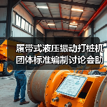 履带式液压振动打桩机团体标准编制讨论会助力行业技术升级(图1) 履带式液压振动打桩机团体标准编制讨论会助力行业技术升级(图1)