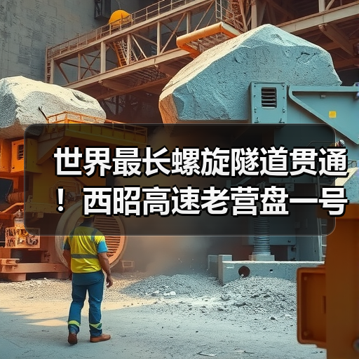 世界最长螺旋隧道贯通！西昭高速老营盘一号突破纪录（图3）