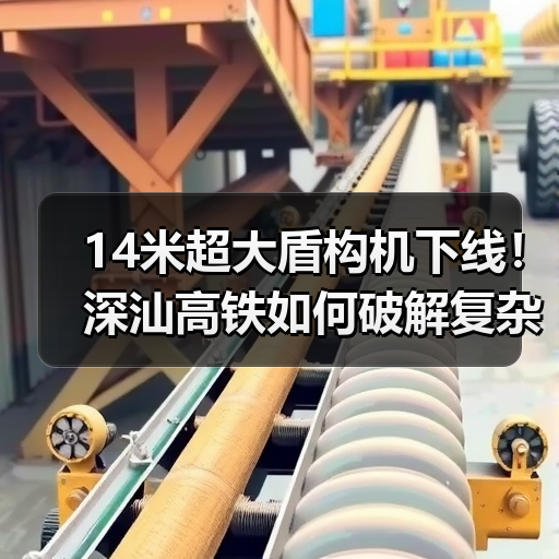 14米超大盾构机下线！深汕高铁如何破解复杂地层难题？（图1）
